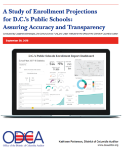 A Study of Enrollment Projections for D.C.’s Public Schools: Assuring Accuracy and Transparency