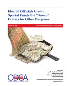 Elected Officials Create Special Funds But "Sweep" Dollars for Other Purposes