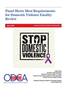 Panel Meets Most Requirements for Domestic Violence Fatality Review