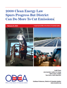 2008 Clean Energy Law Spurs Progress But District Can Do More To Cut Emissions