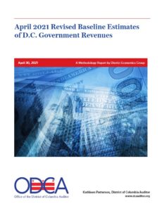 April 2021 Revised Baseline Estimates of D.C. Government Revenues