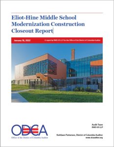 Eliot-Hine Middle School Modernization Construction Closeout Report