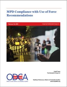 MPD Compliance with Use of Force Recommendations