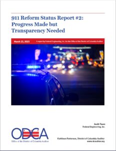 911 Reform Status Report #2: Progress Made but Transparency Needed