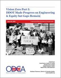 Vision Zero Part I: DDOT Made Progress on Engineering & Equity but Gaps Remain