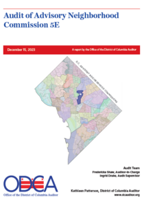 Audit of Advisory Neighborhood Commission 5E