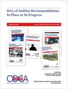 64% of Auditor Recommendations In Place or In Progress