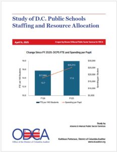 Study of D.C. Public Schools Staffing and Resource Allocation