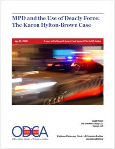 MPD and the Use of Deadly Force: The Karon Hylton-Brown Case