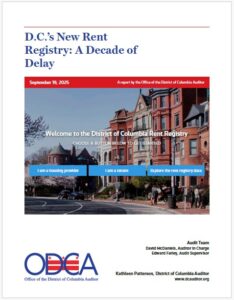 D.C.'s New Rent Registry: A Decade of Delay